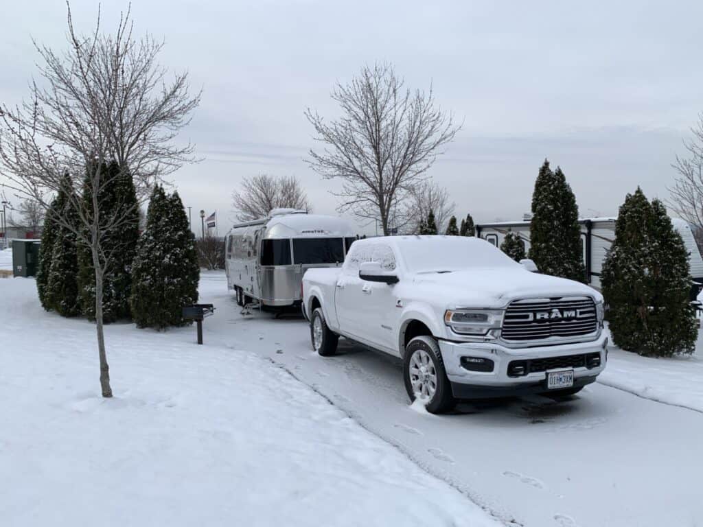 Improving Propane Pressure in Cold Weather NomadicNeighborhood